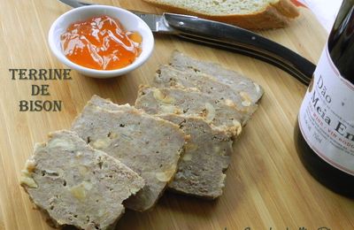 Terrine de bison, sans gluten et sans lactose