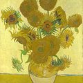 Adham et les tournesols (comme Van Gogh)