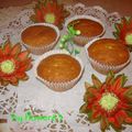 Muffins au chocolat blanc coeur Nutella