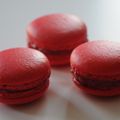 Macarons framboise