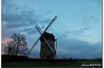 TEMPLEUVE : Le moulin de Vertain, un soir d’hiver ...