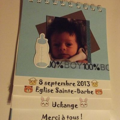 Celle qui présentait le livret du Baptême 