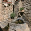 Fontaine à Saint Guilhem Le Désert dans l'Hérault