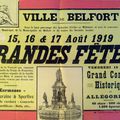 Cortège historique des Grandes Fêtes patriotiques du 15 août 1919 à Belfort, le descriptif & le 1er groupe du défilé (5e partie)