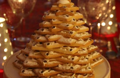 Sapin 3d en biscuit