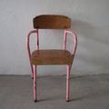 Chaise d'écolière ROSE BONBON