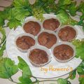 Muffins chocolat aux dattes et écorces d'oranges confites