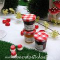 MINI POTS DE CONFITURE ET......GOURMANDISE OU DECO OU MARQUE PLACE