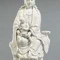 A blanc de Chine figure of Guanyin, Dehua, 18th-19th century