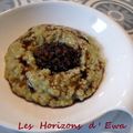 Porridge au thé matcha