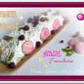 BUCHE de NOEL Litchis/Framboise&hellip; et pr&eacute;paratifs