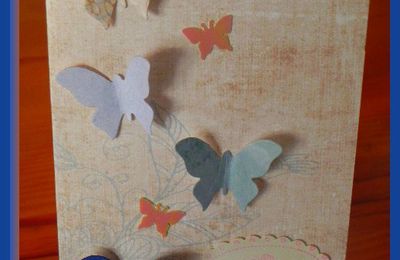 Deux cartes aux papillons