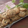 Biscuits aux pacanes et au chocolat noir absolu, sans gluten et sans lactose