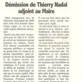 L'Adjoint au Maire d'Agde Thierry NADAL démissionne du conseil municipal ...