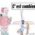 Serge Godard déguisé en Père Noël