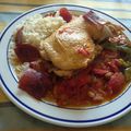 Poulet à la basquaise traditionnel