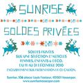 Les ventes privées ... SUNRISE