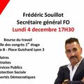 Notre Secrétaire général Confédéral F.SOUILLOT à Lyon lundi 4 décembre 