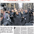 "Bling bling Sarkozy contre Hollande fade" (presse internationale)