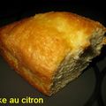 Cake au citron de Pierre Hermé 