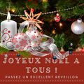 Nous vous souhaitons plein de bonnes choses pour Noël !!!