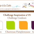 challenge inspiration 25 chez Scrap à la Carte