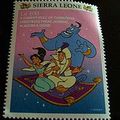 Timbre Aladdin/Jasmine/Genie sur le tapis volant...