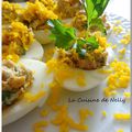 Oeufs Mimosa aux Sardines Pimentées