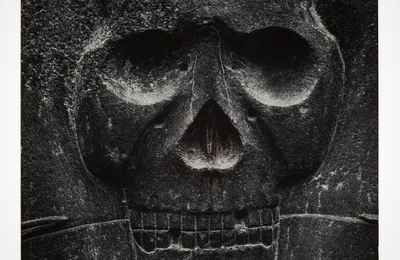 Ansel Adams (American, 1902–1984), Gravestone Detail, Concord, Massachusetts, ca. 1960