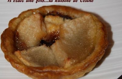 Tartelette aux pommes et au nutella