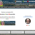 MUNICIPALES 2014 - Domène Vivre Ensemble, le site internet