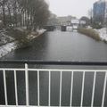 Il neige par -8°C à La Haye en Hollande