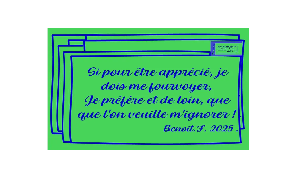 À méditer :