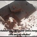 Fondant au chocolat sans oeufs... Au micro-ondes!