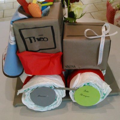 Gâteau de couche tracteur