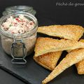 Rillettes de thon et feuilletés au sésame