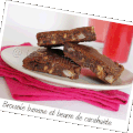 Brownie banane et beurre de cacahuète crunchy (6pp)