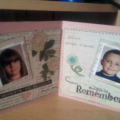 Deuxième essai; les photos de classe