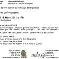 "Des oeuvres qui voyagent" à Quistinic / 15 mars au 30 avril / Estampes !