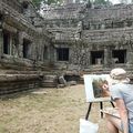 ARRIVEE AU TA PHROM LES PEINTRES LES TEMPLES