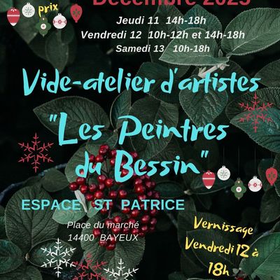 Exposition à BAYEUX (14), salle St Patrice, du 11 au 13 décembre 2025