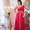 Caftan sari indien rouge 2014