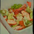 Salade au poulet tandoori