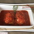Paupiettes de poulet aux tomates romarin & thym