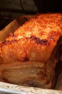 {Recette} Porc croustillant - Crispy pork belly