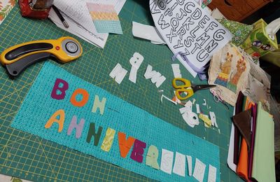 Corinne et Cécile quilt along, ça avance