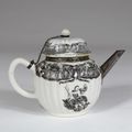 Théière couverte en porcelaine. Chine, XVIIIème siècle