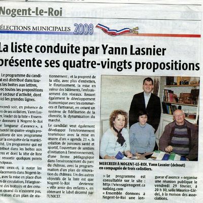 Yann Lasnier présente la plaquette