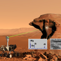 Mars Curiosity embarque un laser pour pulvériser la roche et l'analyser à distance par spectroscopie UV