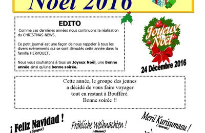 Christmas News 2016 - 1ère partie